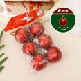 thumbnail image 3 of Bolas de Navidad con purpurina roja y dorada para colgar en el árbol de Navidad, adornos de bolas de Navidad de 4 cm, decoración festiva para el hogar, regalos para fiestas, 3 of 5