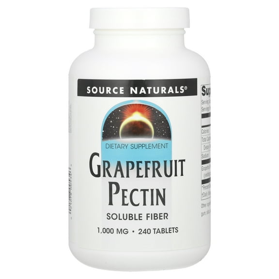 Source Naturals Grapefruit Pectin 1000 mg - 240 Tablet