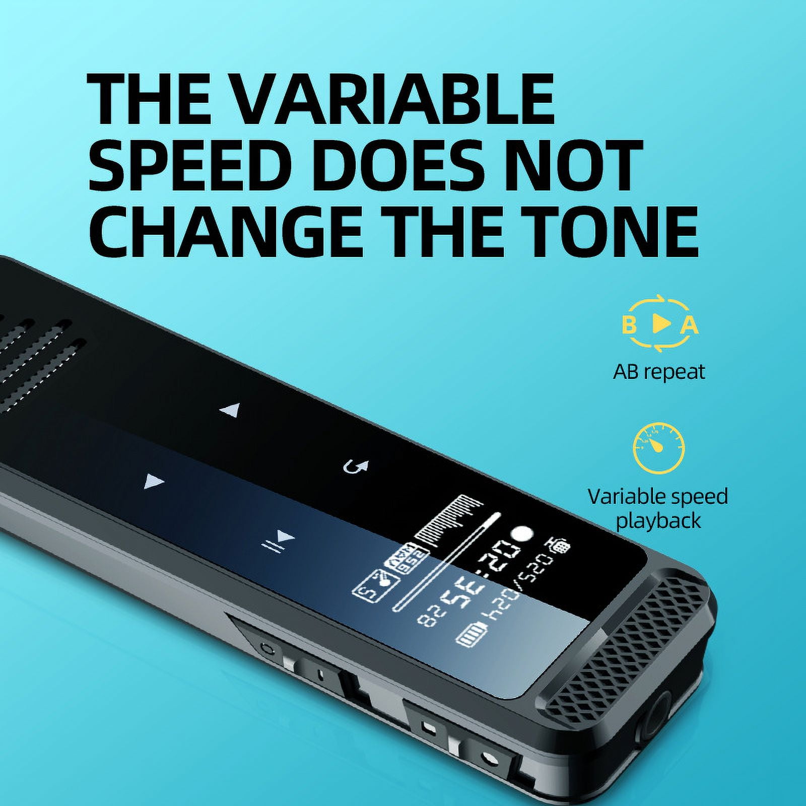 CJBZLCPCOO Q55 voice recorder voice to text mp3 ai intelligent high definition noise reduction voice recorder