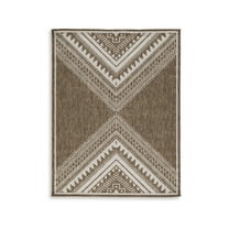 Signature Design by Ashley Dunsler 5' x 7' Rug, Brown & Cream