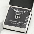 thumbnail image 4 of To Mom Remember Message Heaven Needed a Hero Forever Collier avec Carte Message, 4 of 7