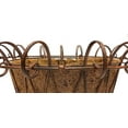 thumbnail image 3 of Deer Park D68 BA131X 17 In. Metal Flower Basket With Coco Liner, 3 of 3
