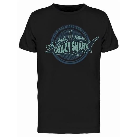 Crazy Shark Surf School Tee Men's -Image by Shutterstock