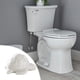 thumbnail image 5 of Fiudx Tapas de Inodoro de Cerámica, Diseño Decorativo de Rana, Fácil Instalación, Duraderas y Fáciles de Limpiar, Ideal para Mejorar El Baño, Idea de Regalo Única, Juego de 2 Adornos, Compatible con, 5 of 6