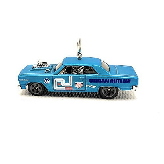 1964 Chevy Chevelle Christmas Ornament 1:64 Blue
