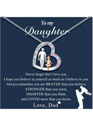 Daughter necklace from dad outlet