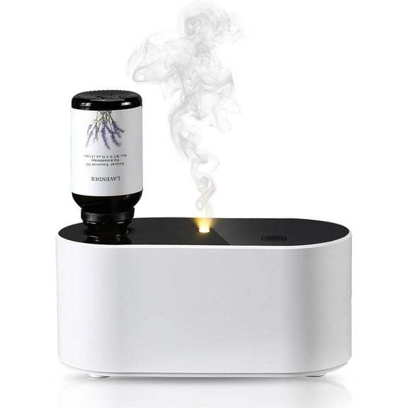 Waterless Diffuser for Essential Oil, Battery Operated Scent Air Aromatherapy Diffuser, Mini Aroma Diffusers with 3 Intermittent Mist Modes, Cycle Start 400-700 sq.ft Home Office Bedroom.