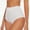 White, variant on Women High Waist Yoga Booty Shorts V Back Bikini Bottoms Swim Briefs Beach Shorts Ruched Bottom High Cut Swim Bottom Full Coverage Swimsuit Bottom Sports Yoga Shorts Swimbottom Womens Board