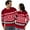couple, variant on SOMER Women’s Ugly Christmas Sweater 2025 Reindeer Xmas Tree Snowflake Knit Pullover Long Sleeve New Year Winter Warm Tops Red