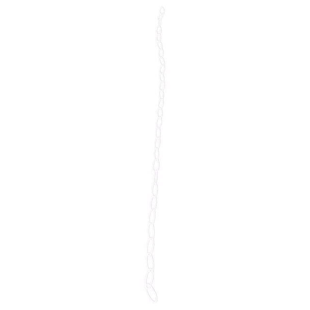 Cadena extensora Living Accents de acero blanco, 91,44 cm de alto, paquete de 1