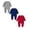 Set B, variant on 3-pack Baby Boys Clothes Girls Clothes Bodysuits Shoulder Button Long Sleeve Romper Jumpsuits for Unisex Age 0-3 Months, Set C