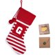 thumbnail image 1 of wonima02 Personalized Christmas Stocking,16.5” Large Knitted Xmas Stocking with 26 Letters, Initial Christmas Stcokings with Gift Card, Christmas Decorations for Family,Kids and Adult(Red Striped G), 1 of 1