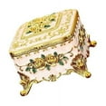 thumbnail image 1 of European Style Vintage Jewelry Box Treasure hinged Decorative box gift Case Enameled Trinket Box Square, 1 of 1