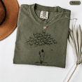 thumbnail image 3 of Jesus Good Shepherd Christian Comfort Colors Shirt, Minimalist Sheep Faith Graphic Tee, Religious Gift for Men and Women, 3 of 6