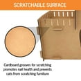 thumbnail image 4 of Cardboard Cat Homes Kitty House with 200 lb. test corrugated cardboard, Cat Playhouse for Indoor Cats, Gift For Cat Lovers, 4 of 10