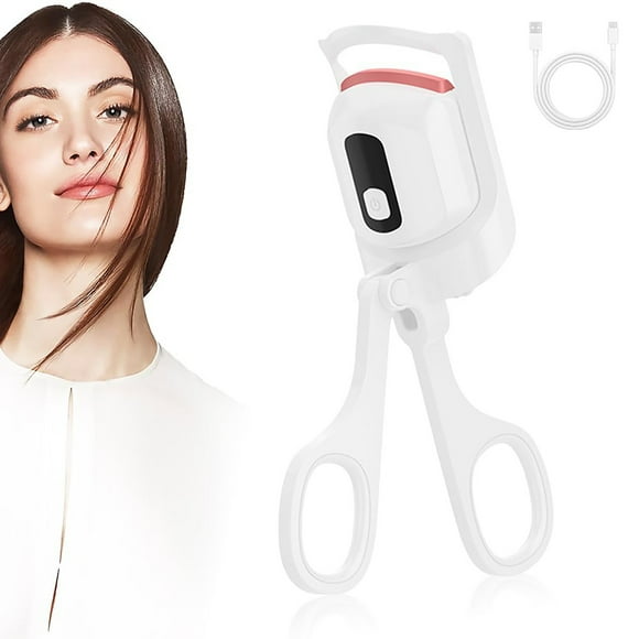 JHLZHS Lash Tint Kit Heated Eyelash Curler Fast Heat up in 6S Rechargeable Eyelash Curler for 24 Hours Long Lasting Curls Burn Lash Curler Your Beauty with Stunning Lashes