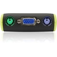 thumbnail image 2 of 2PORT PS2 MINIVIEW MICRO KVM AUDIO 6FT BUILT IN CABLES, 2 of 3
