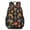 Mushroom and Star, variant on Mushroom and Star Black Pattern 17" School Backpacks for Teens,Waterproof Oxford Fabric,S-Shape Padded Straps for School,Travel,Hiking,Camping