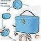 thumbnail image 2 of Makeup Bag: Bag Lar Toiletry Bag Women's Make Up Bag - Wash Bag Bag Make Up Bag Set, 2 of 5