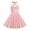 Pink, variant on Kids Girls 50s Vintage Sleeveless Polka Dot Retro A-line Swing Dress Princess Birthday Party Dresses 9-10 Years Red - Black Dots