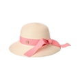 thumbnail image 2 of Bruno Magli Med Brim Straw Sun Hat, White, 2 of 2