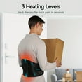 thumbnail image 2 of JUNWELL ALLJOY Heating Pad for Back  Portable Cordless Heating Pad for Back Pain Relief  Lower Back Massager with Lumbar Support  3 Heating Levels & 5 Massage Mode  30Mins Auto-Off  Gifts, 2 of 7