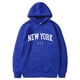 thumbnail image 1 of Sudaderas con capucha de la ciudad de Estados Unidos de Nueva York para hombre y mujer, sudaderas con estampado de letras a la moda, 1 of 5