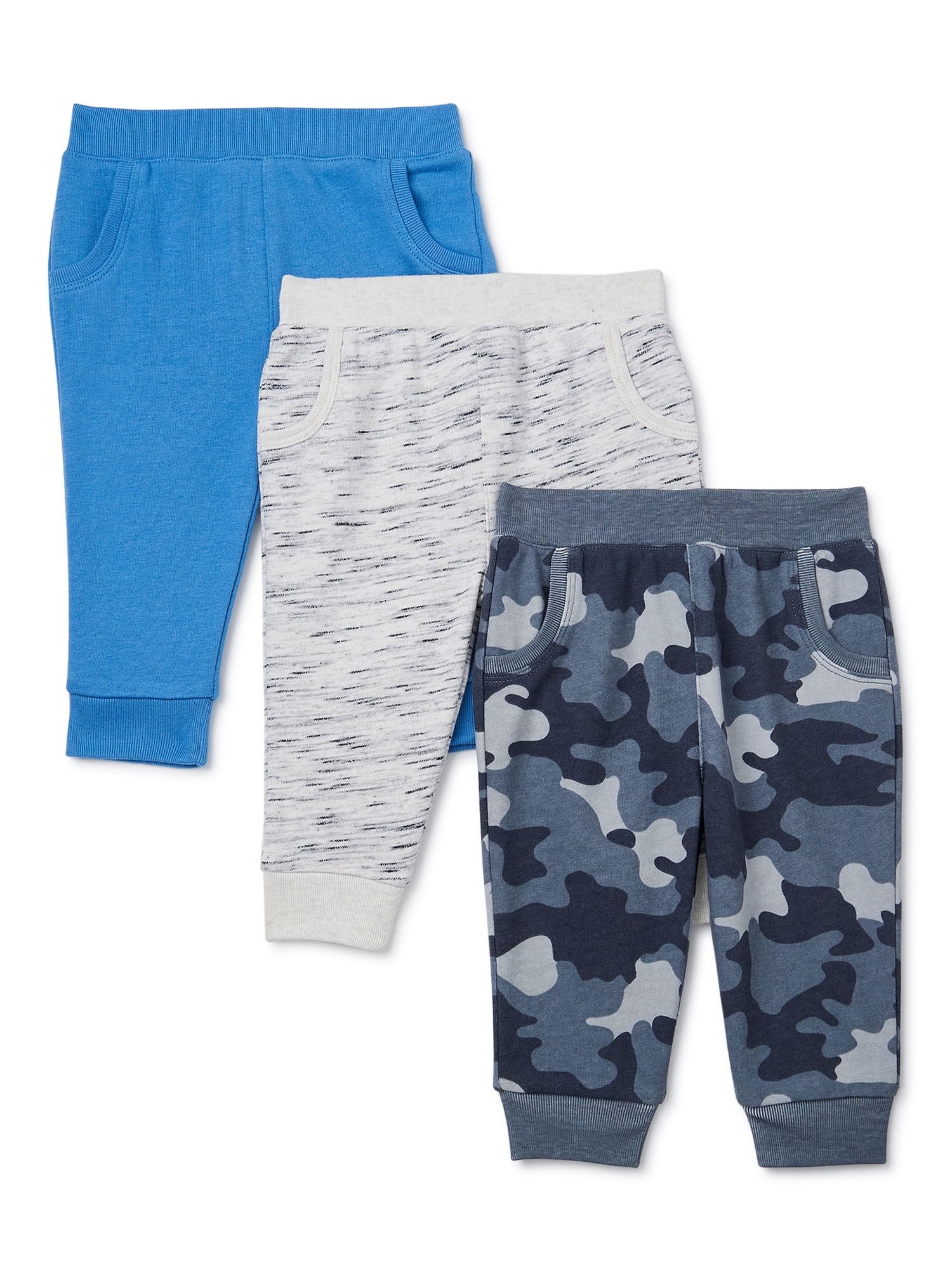 Buy Garanimals Baby Boys French Terry Joggers Multipack Set, 3Piece 0
