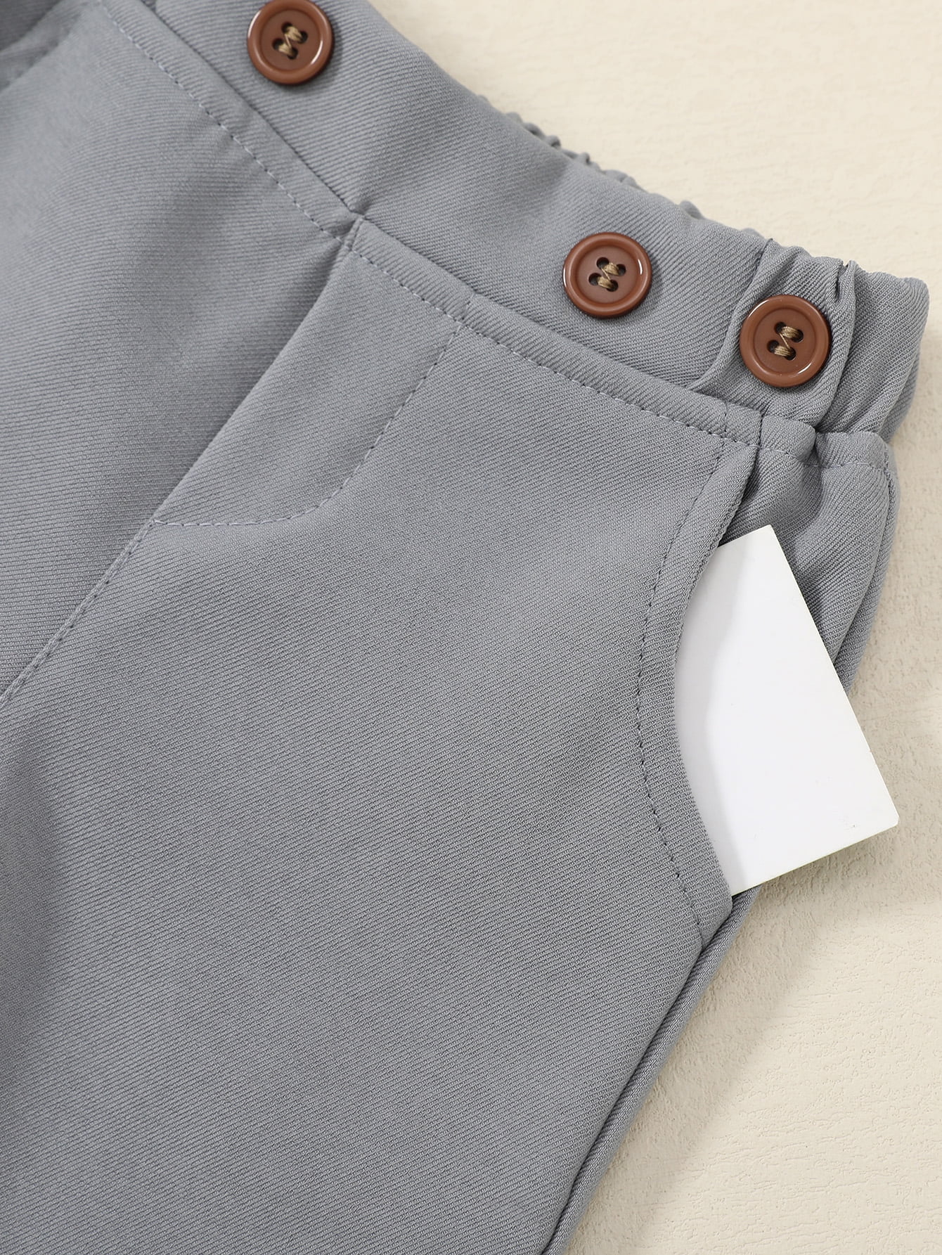 SANMIOI Infant Baby Boy Clothes 0-24 Months Gentleman's Suit Outfit Formal Shirt Suspender Pants Hat Bowtie 4pcs