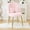 Pink, variant on Ktaxon Vanity Makeup Chair Comfy Accent Chair Small Office Chair for Living Dining Room Bedroom Home Office Faux Rabbit Hair White