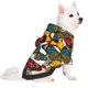 thumbnail image 2 of Fotbe Retro Floral Butterfly Sudadera con Estampado para Perros Pequeños – Suéter con Capucha para Mascotas, Tela Suave de Forro Polar con Bolsillo-Medium, 2 of 7