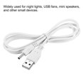 thumbnail image 4 of Uxcell USB Male to DC 3.5 x 1.35 mm Male Power Cord 100cm Charging Cable White 1 Pack, 4 of 4