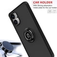 thumbnail image 6 of Case for iPhone 16 Plus,Slim Military Grade Car Holder Shockproof Anti-Drop Built-in Ring Holder Magnetic Kickstand Protection Phone Case for iPhone 16 Plus,6.7 inch 2024 (Yellow), 6 of 16