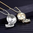thumbnail image 4 of Balón de fútbol Cookied con dije de zapato, regalo para aficionados al deporte, ideal para la Copa del Mundo, collar deportivo para hombre BG, 4 of 5