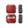 thumbnail image 2 of SupCase Unicorn Beetle Pro - Case for wireless earbuds - rugged - polycarbonate, thermoplastic polyurethane (TPU) - metallic red - for Apple AirPods (3rd generation), 2 of 8