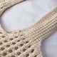 thumbnail image 3 of Bolso de playa de ganchillo para mujer, bolso de viaje informal, bolso grande de compras (blanco) Sywqhk Para Estrenar, 3 of 5