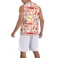 thumbnail image 2 of Sikiie Firefighter Icons Basketball Jersey Reversible Men's Mesh Athletic Sports Shirts Training Practice S-4XLLarge, 2 of 6
