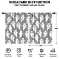 thumbnail image 2 of Blackout Kids Curtains,Gray Halloween White Ghosts Childrens Insulated Curtains Set Of 2,Bedroom Essentials,Toddler Room Decor 42"x54", 2 of 5