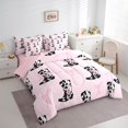 thumbnail image 3 of Erosebridal Cowgirl Boots Bedding Sets Queen Size,Pink Bowtie Comforter Sets With Sheets,Pink Western Farmhouse Bed In A Bag Queen Size Ultra Soft Room Decor,7Pcs Reversible, 3 of 5
