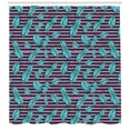 thumbnail image 3 of Ambesonne Botanical Shower Curtain, Spice Basil Leaves Motifs, 69"Wx84"L, Dark Seafoam Pale Purple Dark Grey, 3 of 3
