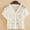 White, variant on Women’s Crochet Lace Short Sleeve Cardigan, Lightweight Open Front Knit Cover-Up, Summer V-Neck Button Down Sheer Top, Casual Beach Layering Shrug, Plus Size Available Sizes M–XXL