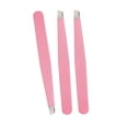 thumbnail image 2 of 3 pinzas inclinadas de acero inoxidable para cejas: herramienta de precisión para mujeres y hombres, ideal para cejas, vello facial y vello encarnado, 2 of 5
