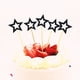 thumbnail image 3 of Decoración de pastel para hombre y mujer de 30 cumpleaños, decoración de pastel con estrellas negras de 30 cumpleaños, decoración de pastel con estrellas, adorno para pastel, adornos para pastel para, 3 of 5