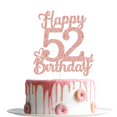 thumbnail image 4 of Cake Topper veegood 52 con brillo color oro rosa de 18,5 cm, 4 of 5
