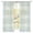 Green, Olive, White, variant on Buffalo Plaid Sheer Curtains 84 Inches Long, Sand Beige Cream Farmhouse Striped Minimalist Light Filtering Window Curtains for Living Room, Rod Pocket Voile Chiffon Drapes, 52"W x 84"L, 2 Panels