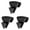 Black*3, variant on Hanger Stacker Clip, Closet Space Saver Connector for Vertical Hanger Stacking, No-Tool Wardrobe Organizer Bracket to Hang Multiple Clothes