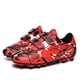 thumbnail image 3 of Zapatos de fútbol para niños y niñas Botas de fútbol antideslizantes Tacos Zapatillas de fútbol para césped 2Kr158-Rojo-29 Sailing Electrónica, 3 of 5