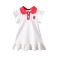 thumbnail image 4 of RIJOPUTY Girls Red Dress Girls Formal Dress 6-9 Month Baby Girl Clothes Toddler Girl Holiday Outfits Baby Outfits Girl Gymnastics Outfit New Year Baby Outfit Baby 0-3 Months Outfits Toddler, 4 of 8