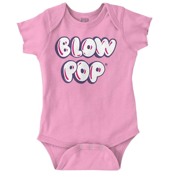 Retro Candy Logo Blow Pop Cute Romper Boys or Girls Infant Baby Brisco Brands NB