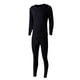 thumbnail image 2 of Conjuntos de ropa interior térmica para hombre, sólidos, finos, cuello redondo, mangas largas, ropa interior y pantalones abrigados, trajes para hombre, camisetas y pantalones de algodón., 2 of 6